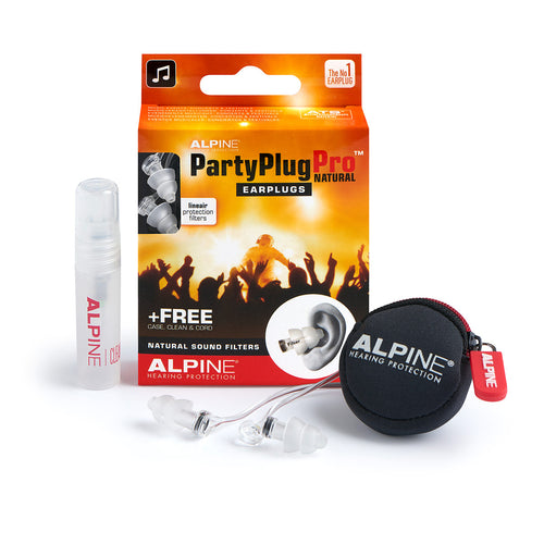 Alpine PartyPlug Pro Natural Earplugs