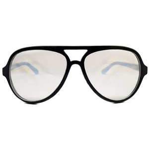 Black Aviator Diffraction Glasses