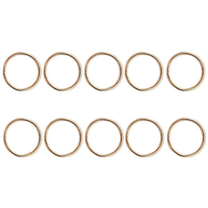 Gold Hair Rings