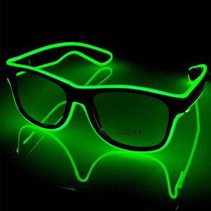 Green LED Glasses