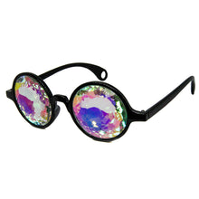 Load image into Gallery viewer, Black Ultimate Kaleidoscope Glasses