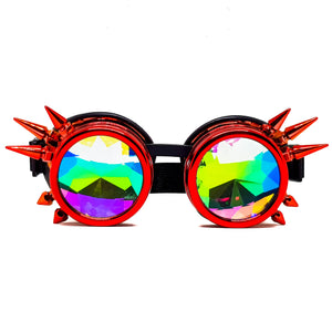 Molten Steampunk Kaleidoscope Goggles V2