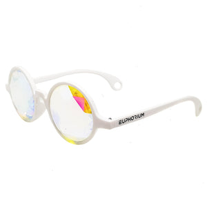 White Kaleidoscope Glasses