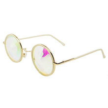 Load image into Gallery viewer, Beige Wormhole Kaleidoscope Glasses