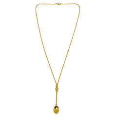 Gold Mini Spoon Necklace