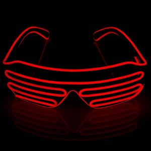 Red LED Shutter Glasses