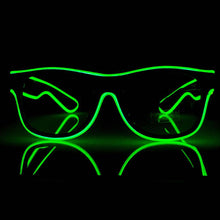 Load image into Gallery viewer, Green LED Glasses