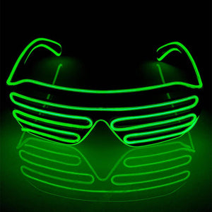 Green LED Shutter Glasses