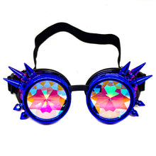 Load image into Gallery viewer, Galaxy Steampunk Kaleidoscope Goggles V2