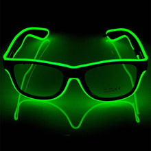 Load image into Gallery viewer, Green LED Glasses