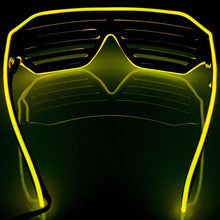 Load image into Gallery viewer, Yellow LED Shutter Glasses