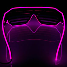 Load image into Gallery viewer, Pink LED Shutter Glasses