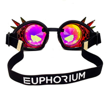 Load image into Gallery viewer, Venom Steampunk Kaleidoscope Goggles V2