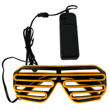 Load image into Gallery viewer, Yellow LED Shutter Glasses