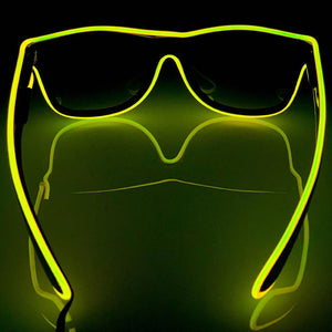 Yellow LED Glasses