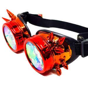 Molten Steampunk Kaleidoscope Goggles V2