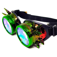 Load image into Gallery viewer, Venom Steampunk Kaleidoscope Goggles V2