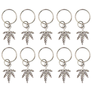 Silver Blaze It Hair Rings