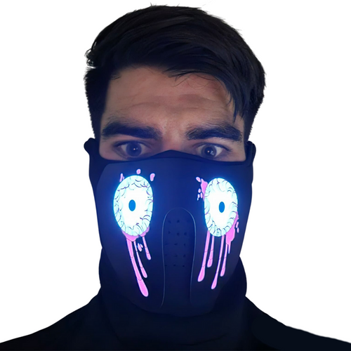 Treasure Box - The Sound Reactive LED Mask - Scary Face