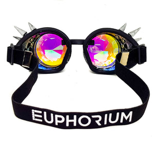 Chrome Steampunk Kaleidoscope Goggles V2