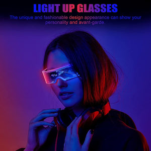 Cyberpunk LED Glasses