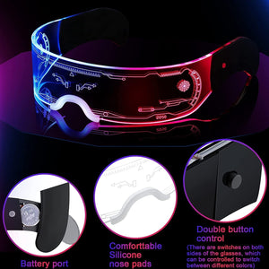 Cyberpunk LED Glasses