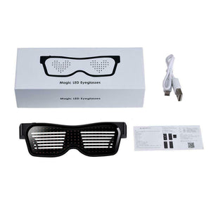 Magic Programmable LED Glasses