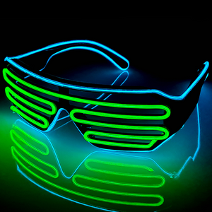 Turquoise LED Shutter Glasses