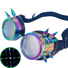 Load image into Gallery viewer, Psychedelic Steampunk Ultimate Diffraction Goggles