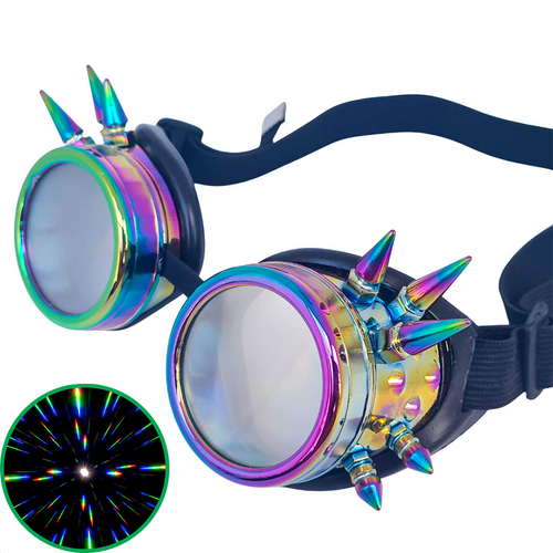 Psychedelic Steampunk Ultimate Diffraction Goggles