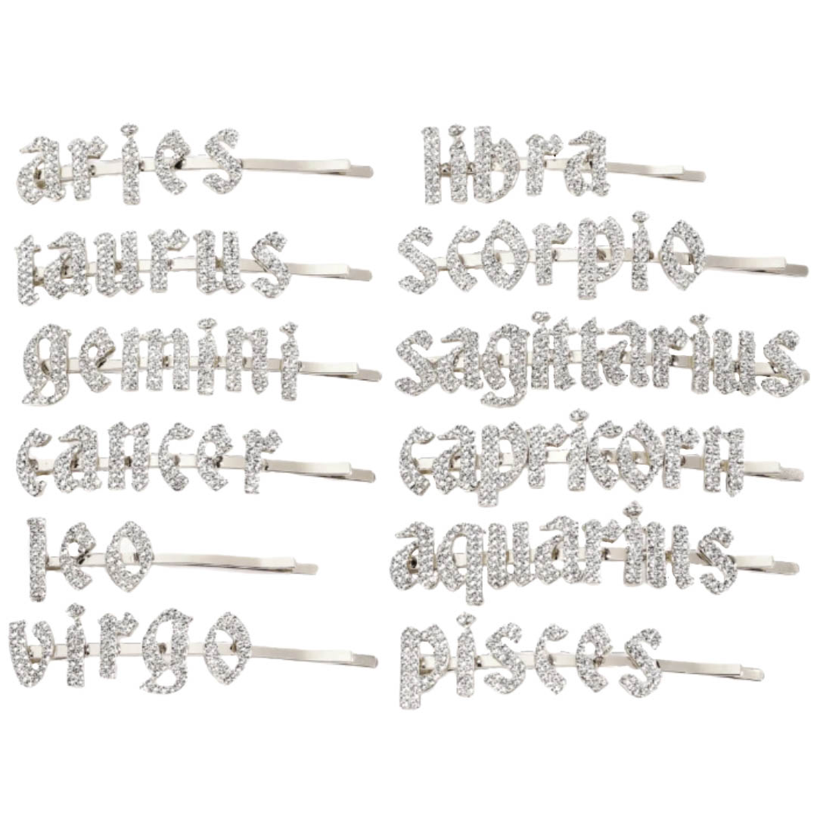 Zodiac hair pins discount