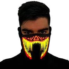 Load image into Gallery viewer, Lava Venom LED Sound Reactive Mask