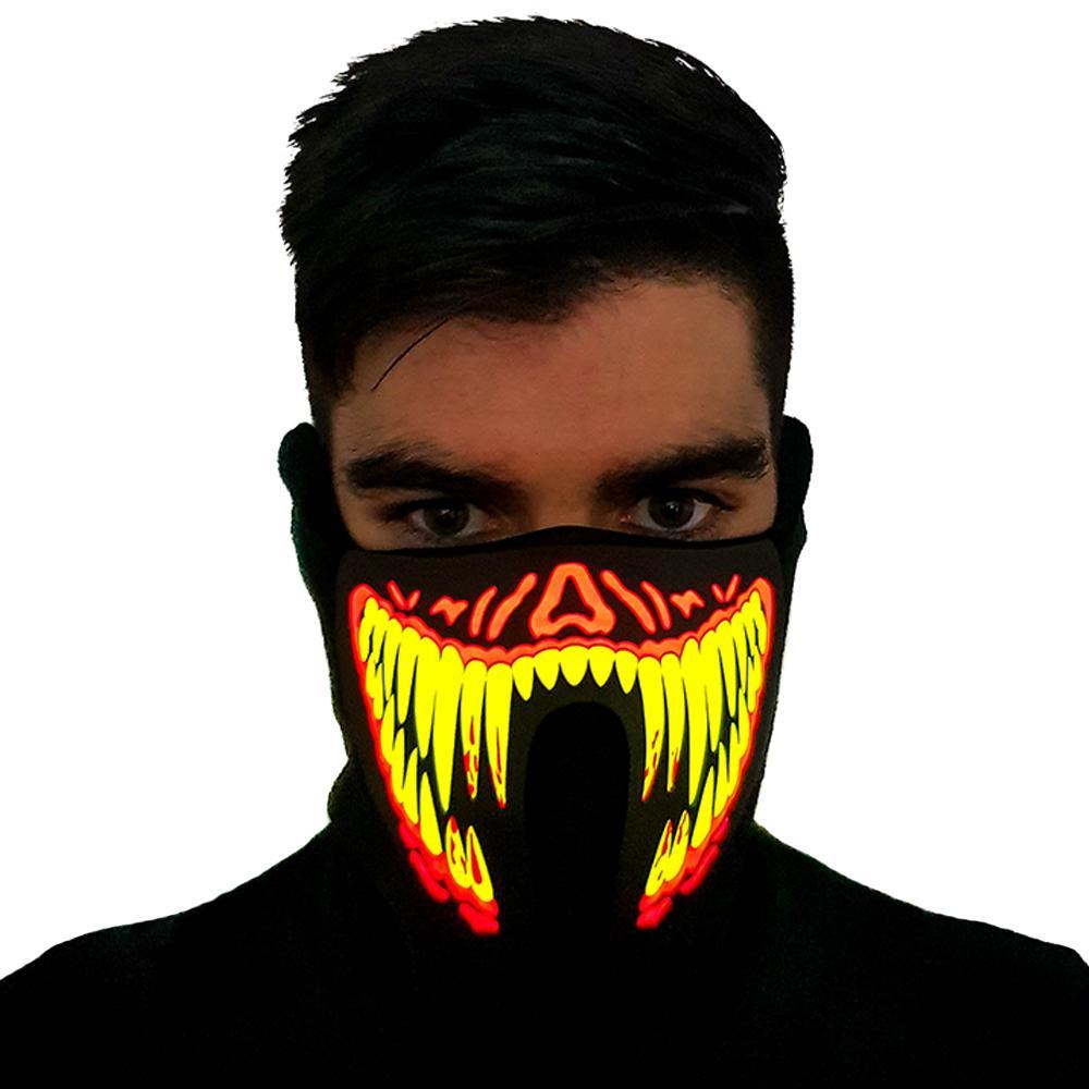 Lava Venom LED Sound Reactive Mask