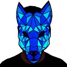 Load image into Gallery viewer, Wolf LED Sound Reactive Mask
